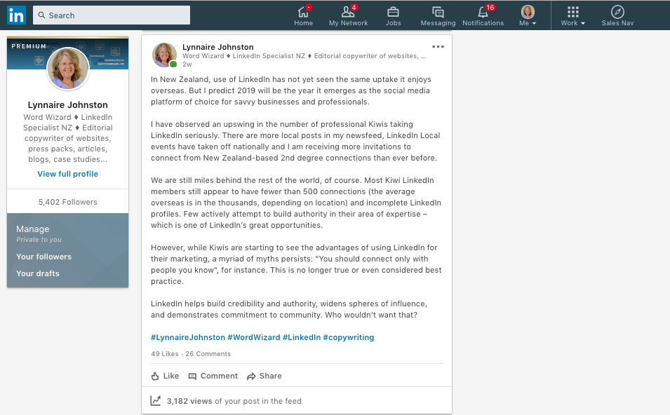 How To Write A Article In Linkedin